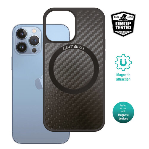 Carbon Case mit UltiMag iPhone 14 Pro Max schwarz
